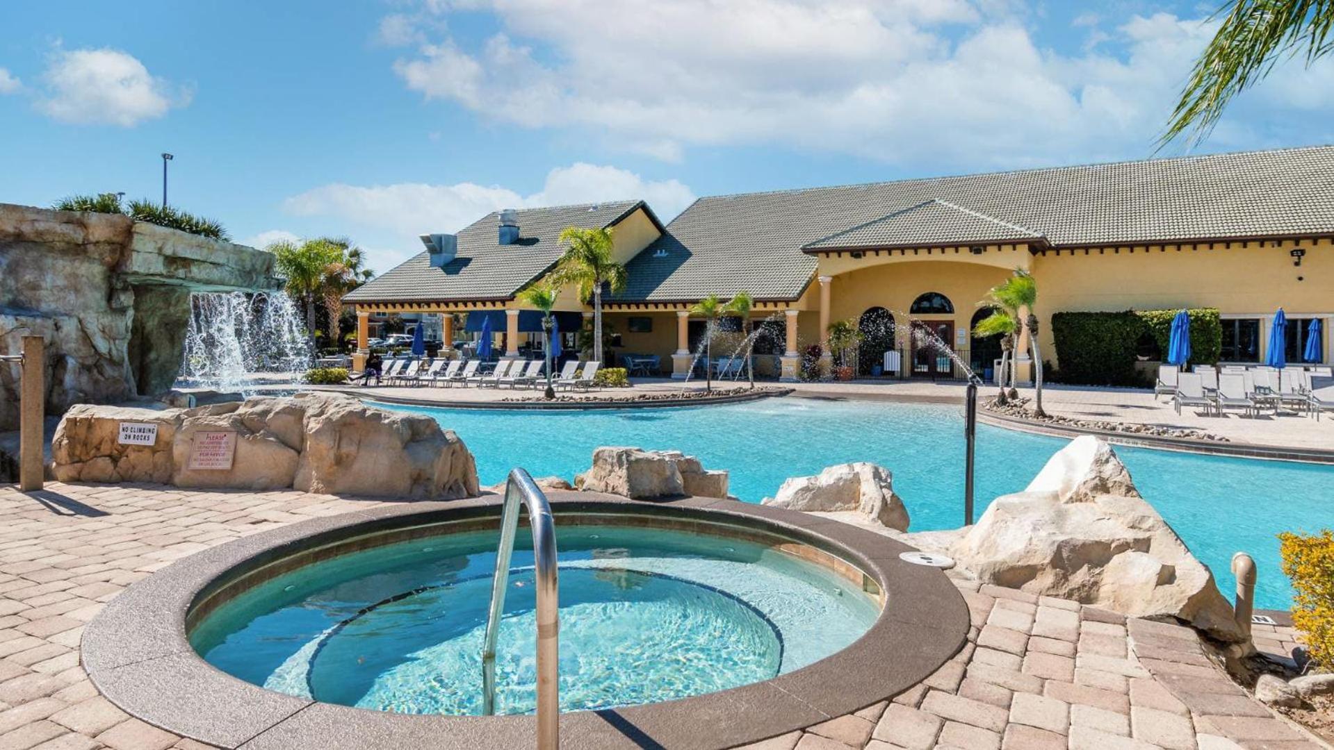 Near Disney - 5Br Home- Games Pool Hot Tub & Bbq 基西米 外观 照片