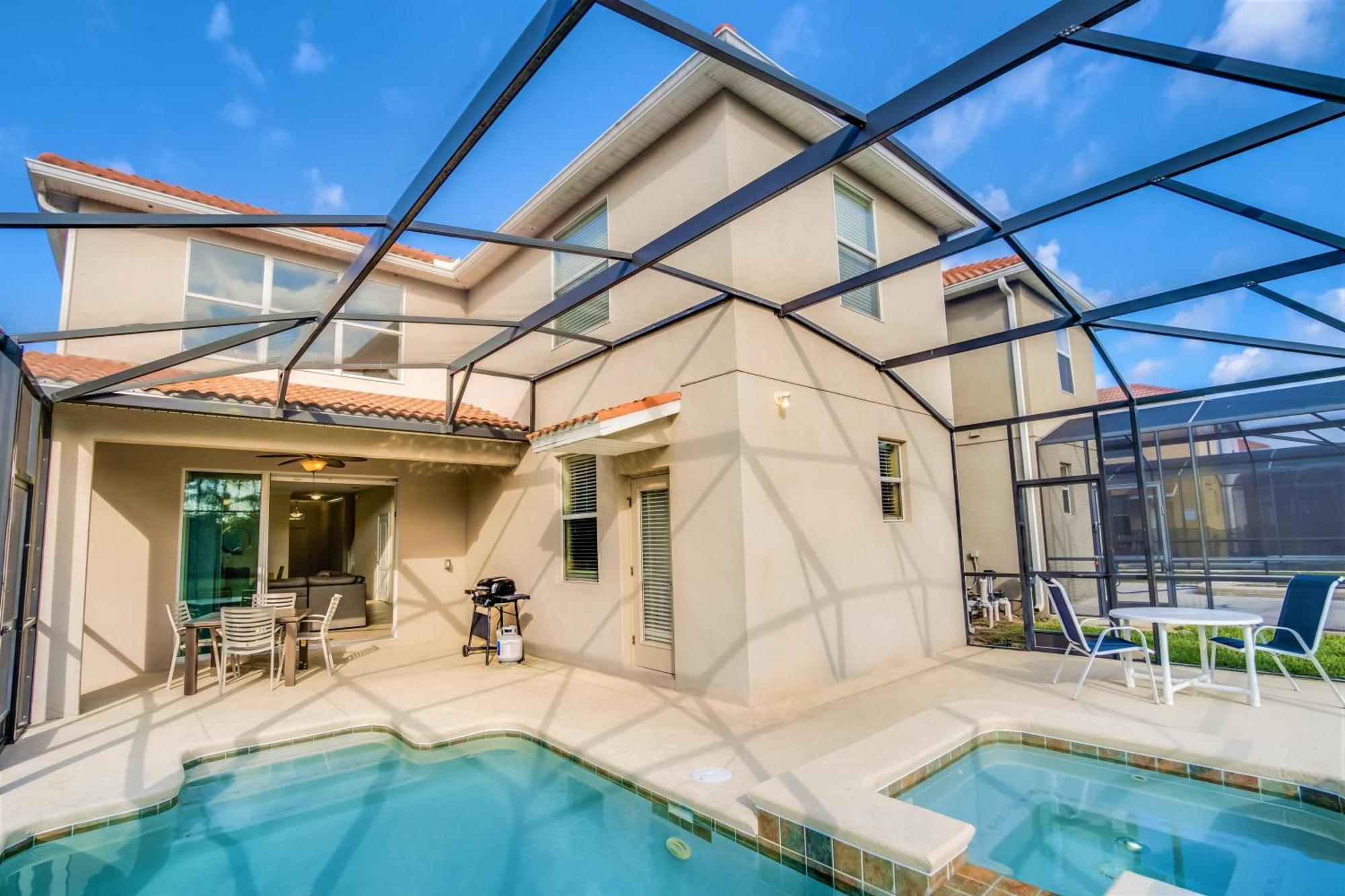 Near Disney - 5Br Home- Games Pool Hot Tub & Bbq 基西米 外观 照片